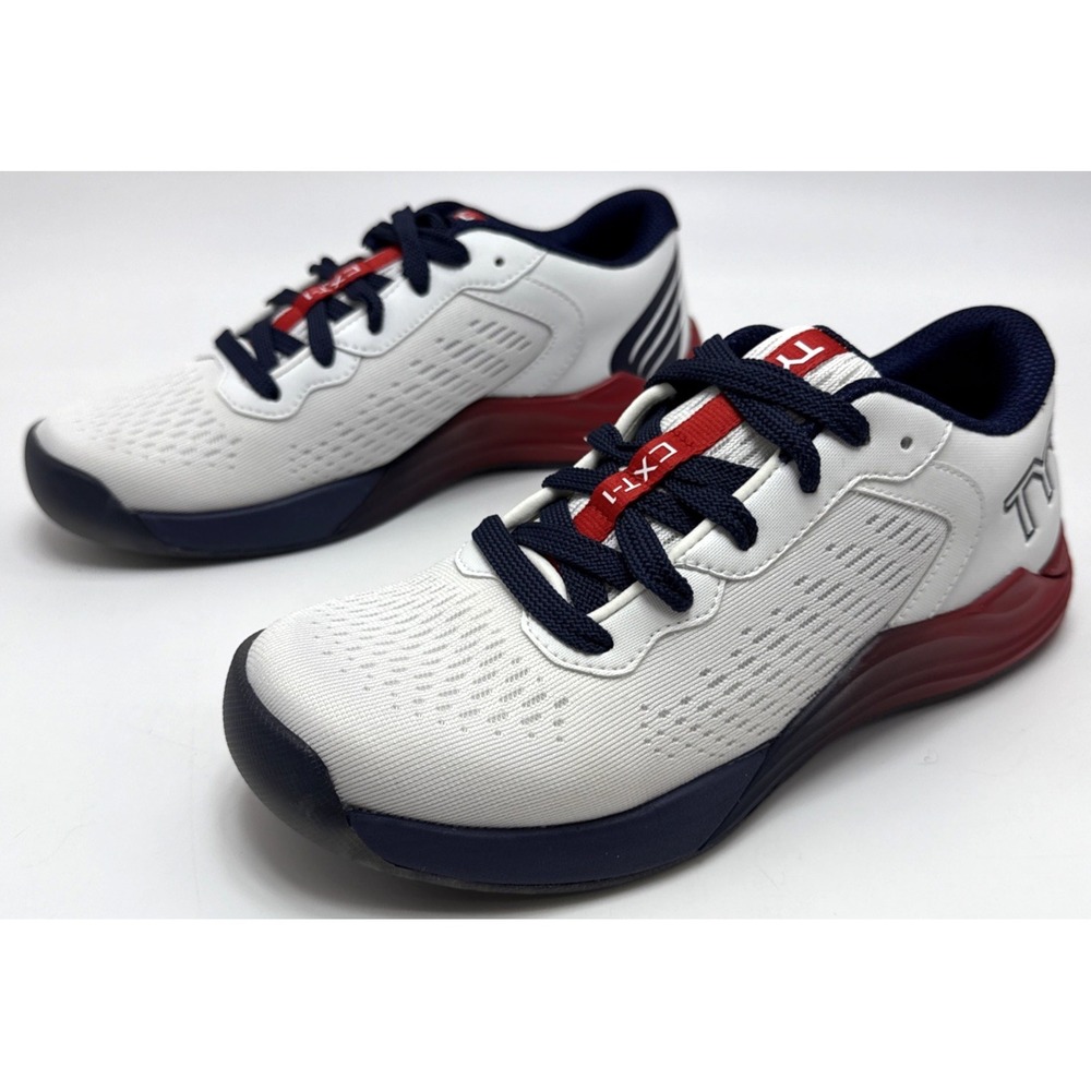 TYR L-1 Lifter Shoes Womens Size 6 Red White Blue Weightlifting Gym Sneakers